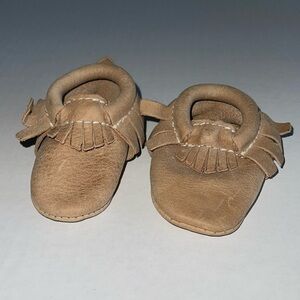 Freshly Picked Tan Leather Moccasins